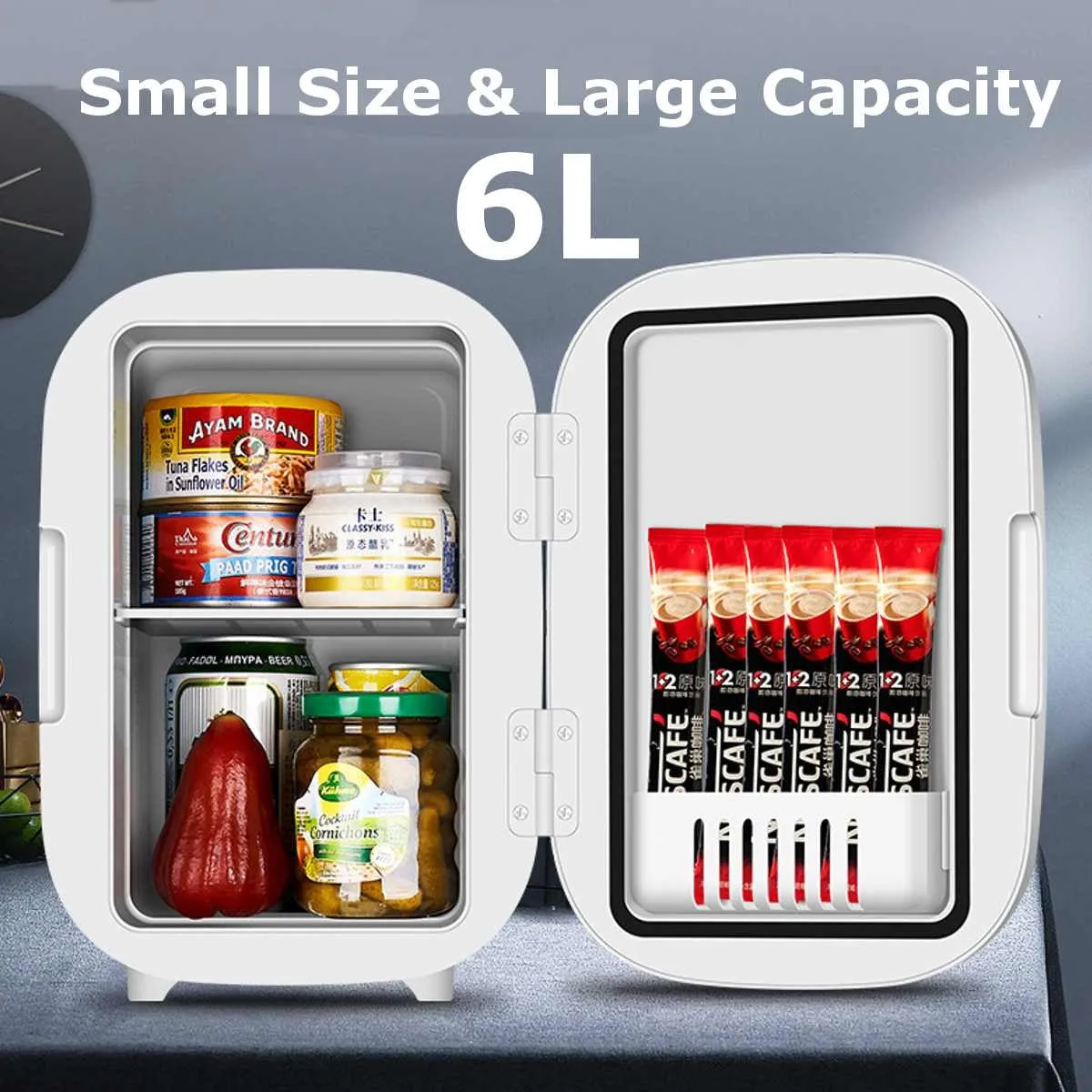 6L mini refrigerator for car