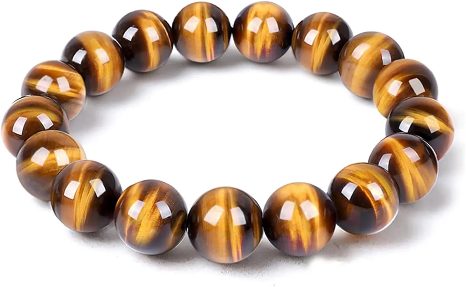 72ore Tiger Eye Bracelet Beaded Bracelet Natural Stone Bracelet Gifts for Dad Brother