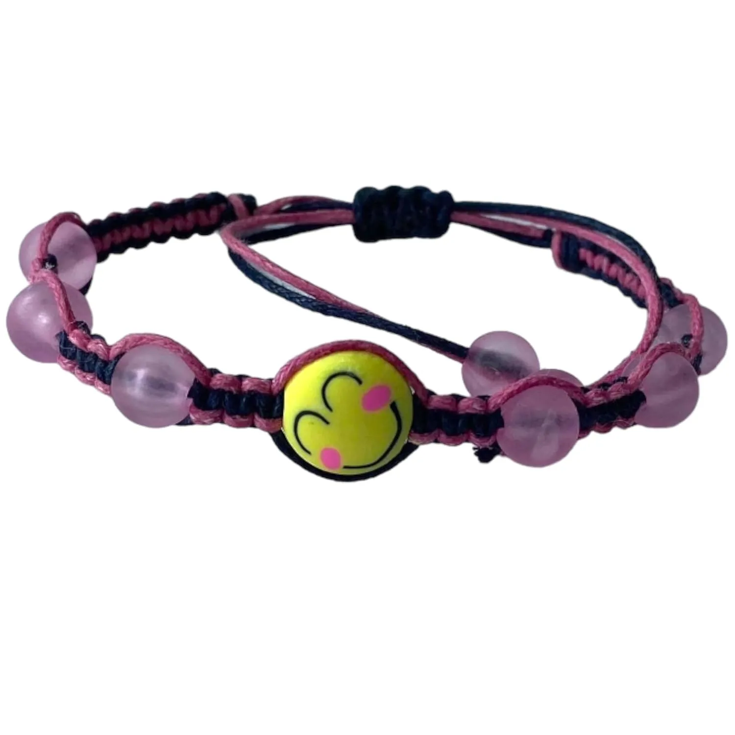 Adjustable Macram Charm Beaded Friendship Bracelet for Teen Girls or Women Handmade Gifts Boho Beads