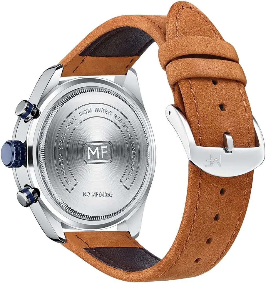 AIMES Watch for Men Sport Military Waterproof Chronograph Mens Watches Analog Quartz Big Face Classic Stylish Fashion Casual Designer Business Work Wrist Watch Elegant Gift for Men