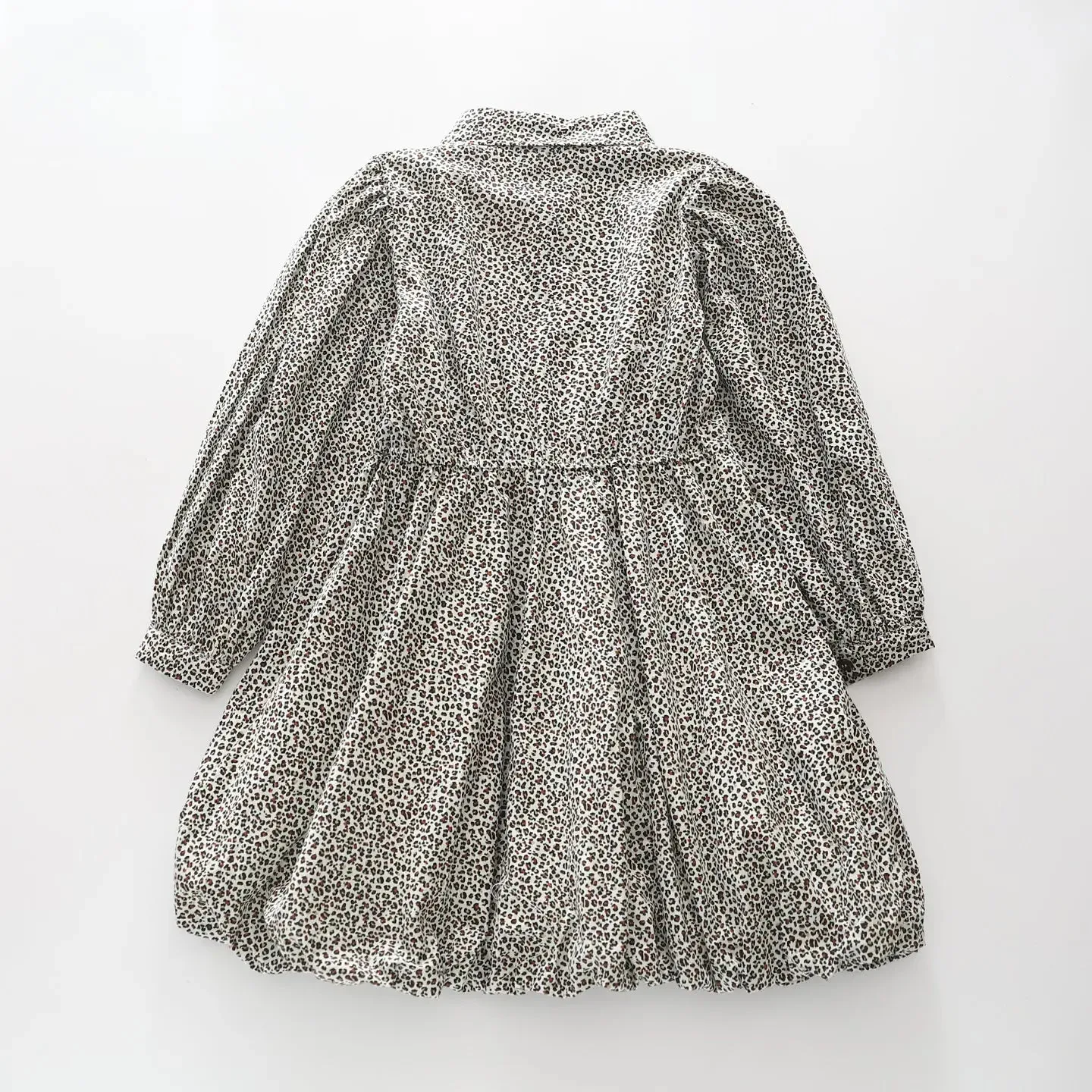 Animal Print Shirt Dress