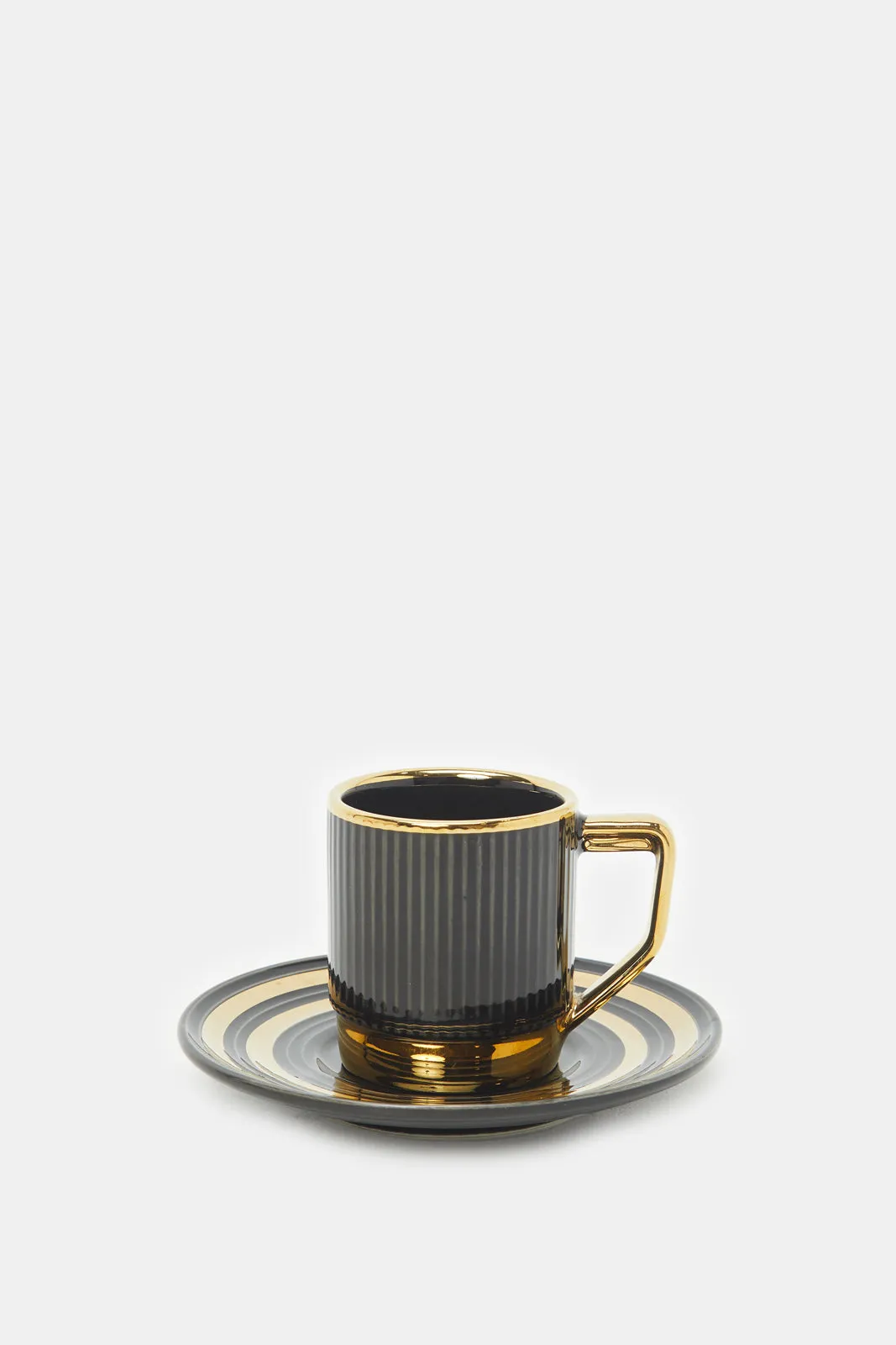 Assorted Striped Espresso Set (8 Piece)