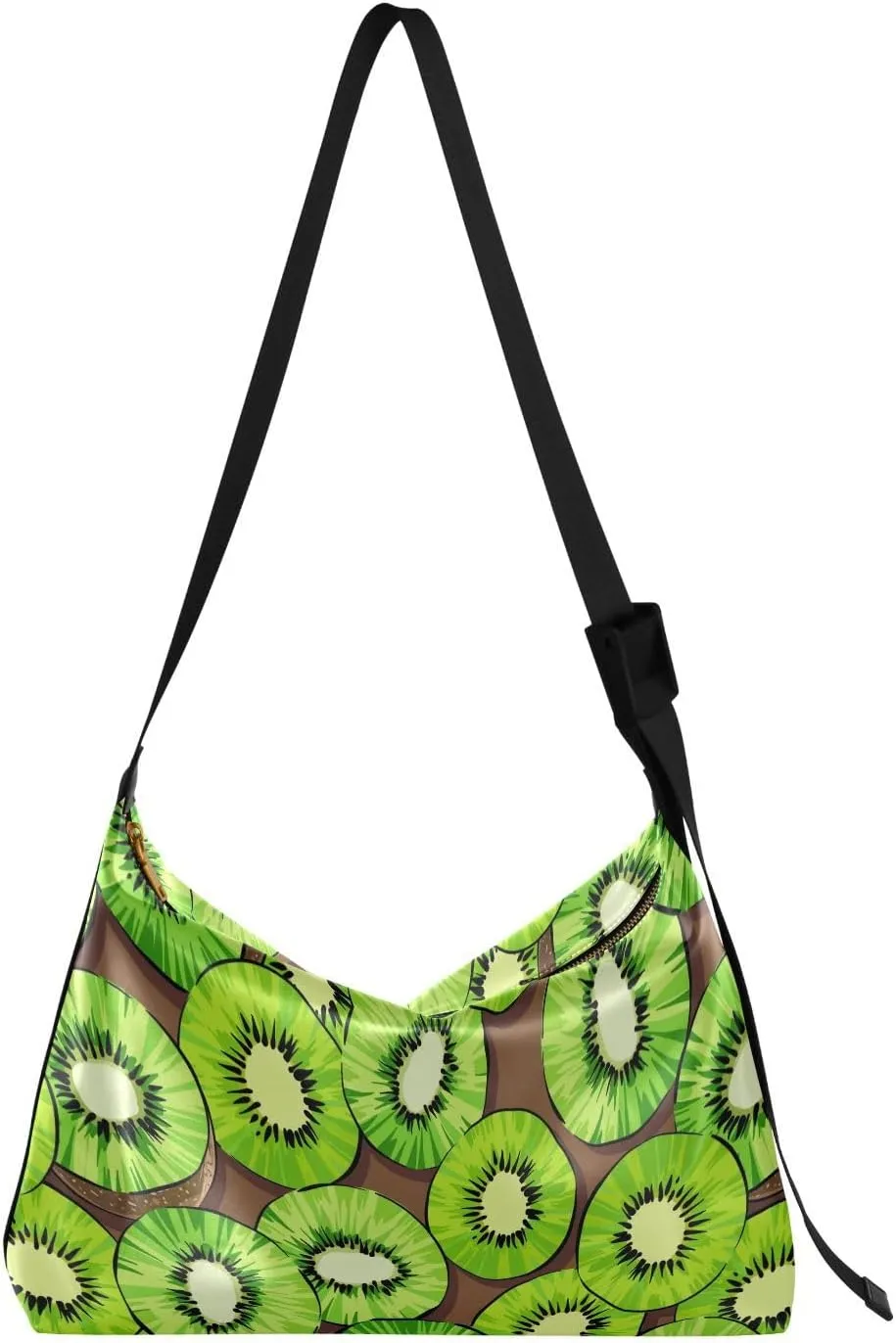 Avocado Fruit Hobo Crossbody Bags for Women Leather Large Shoulder Bag Cross Body Trendy Womens Tote Bags Handbag for Travel Shopping