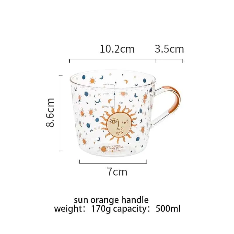Boho Style Glass Tea Cup