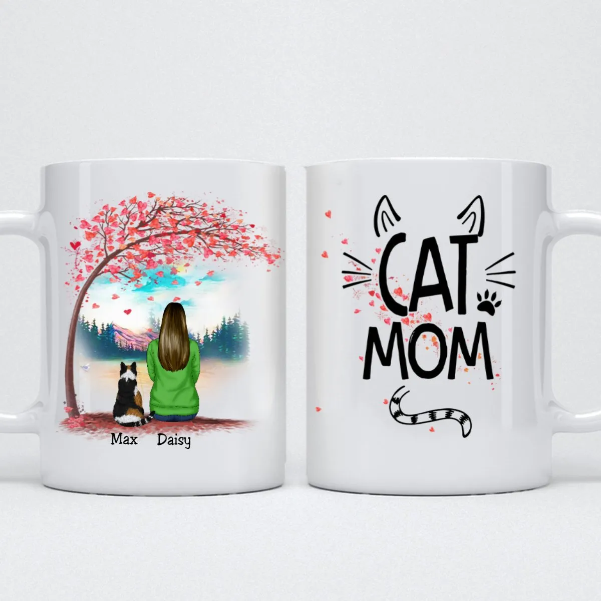 Cat Mom - Personalized Mug