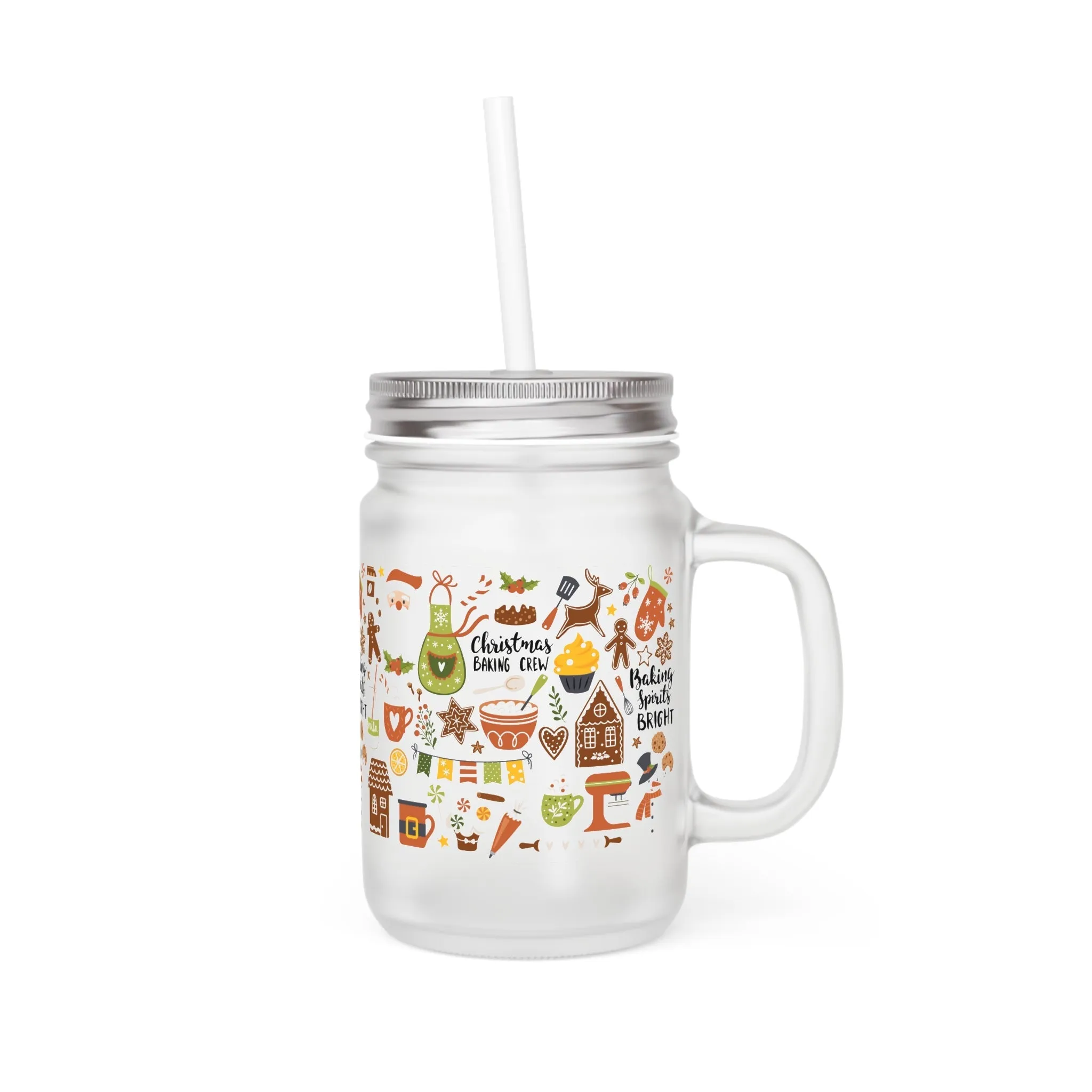 Christmas Baking Crew Mason Jar