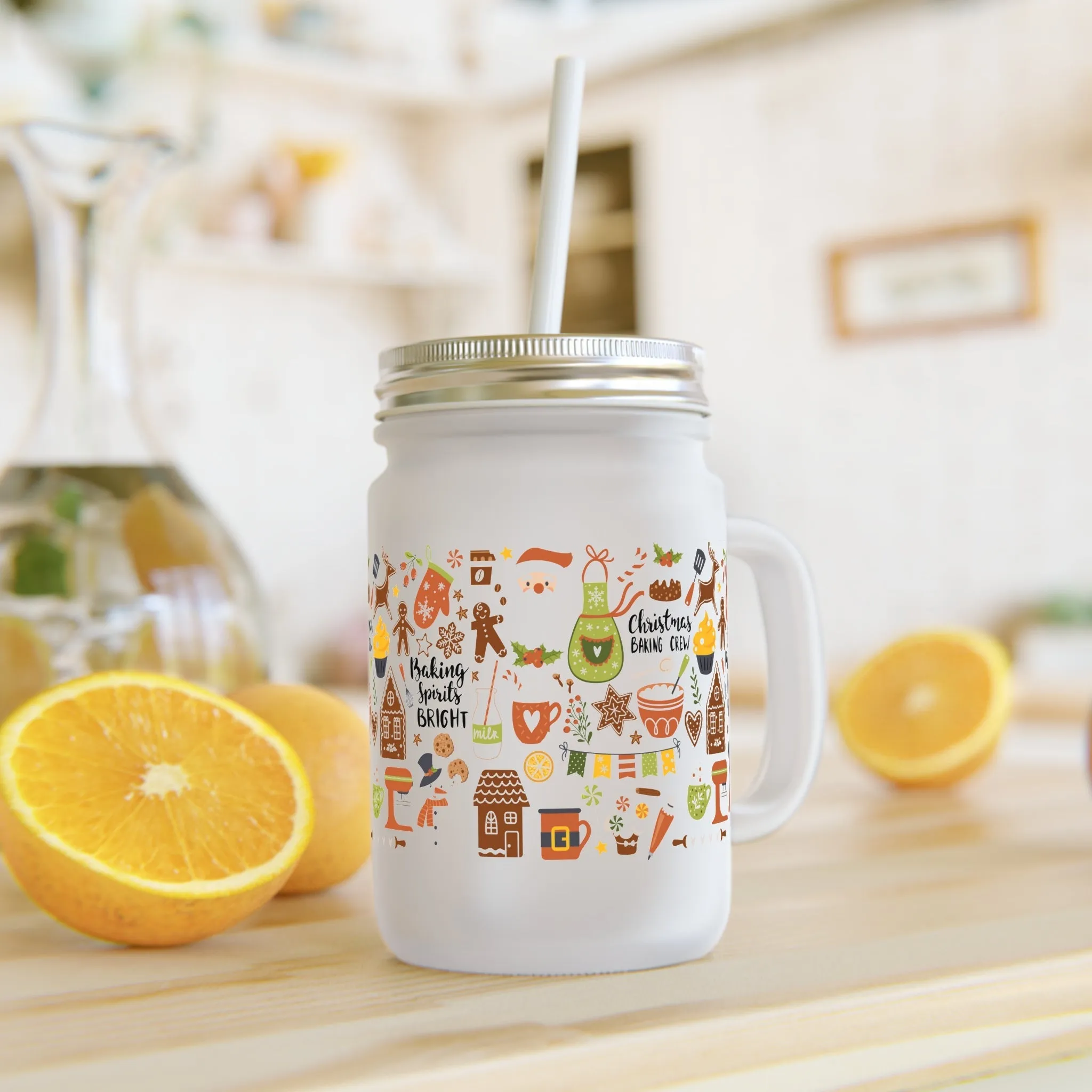 Christmas Baking Crew Mason Jar
