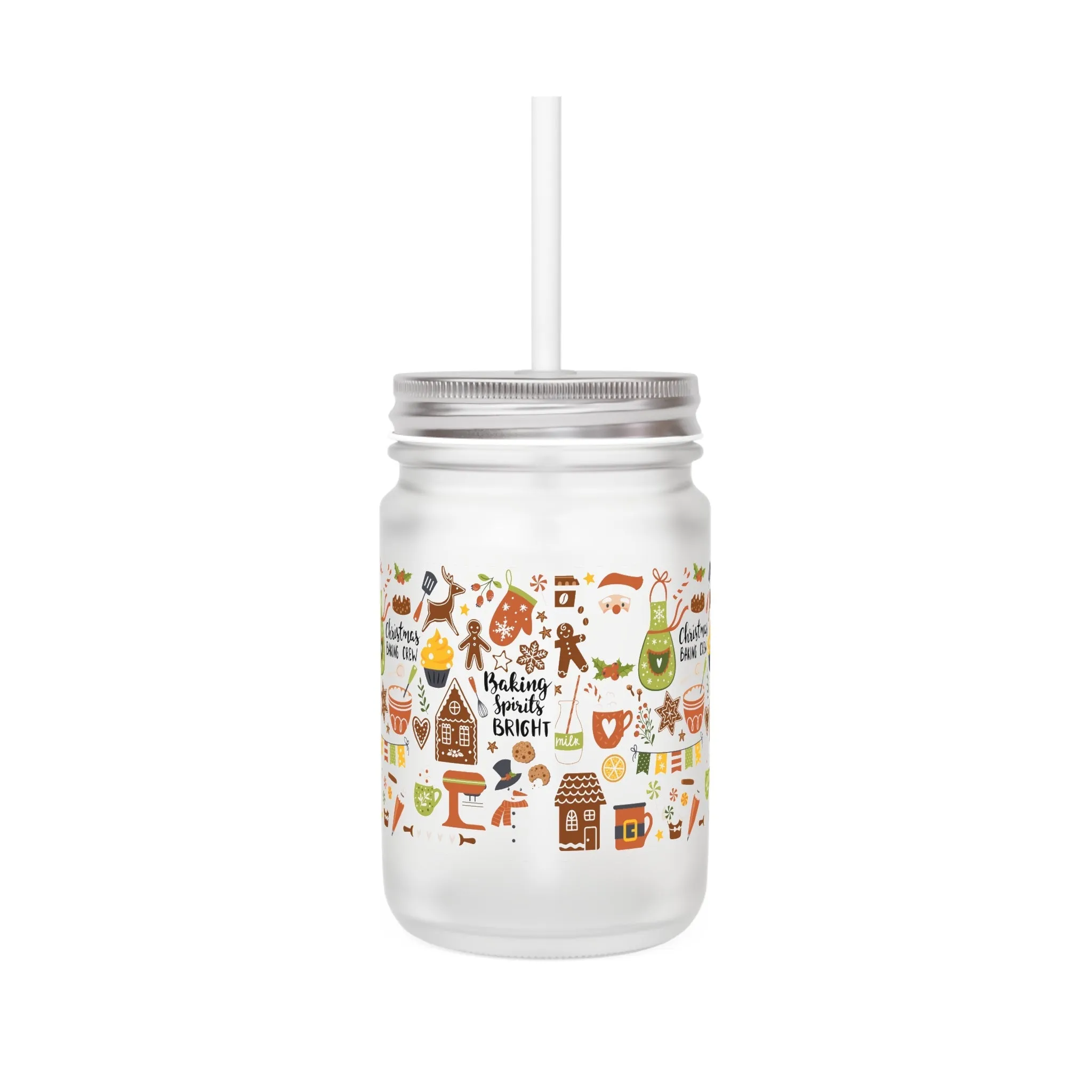Christmas Baking Crew Mason Jar