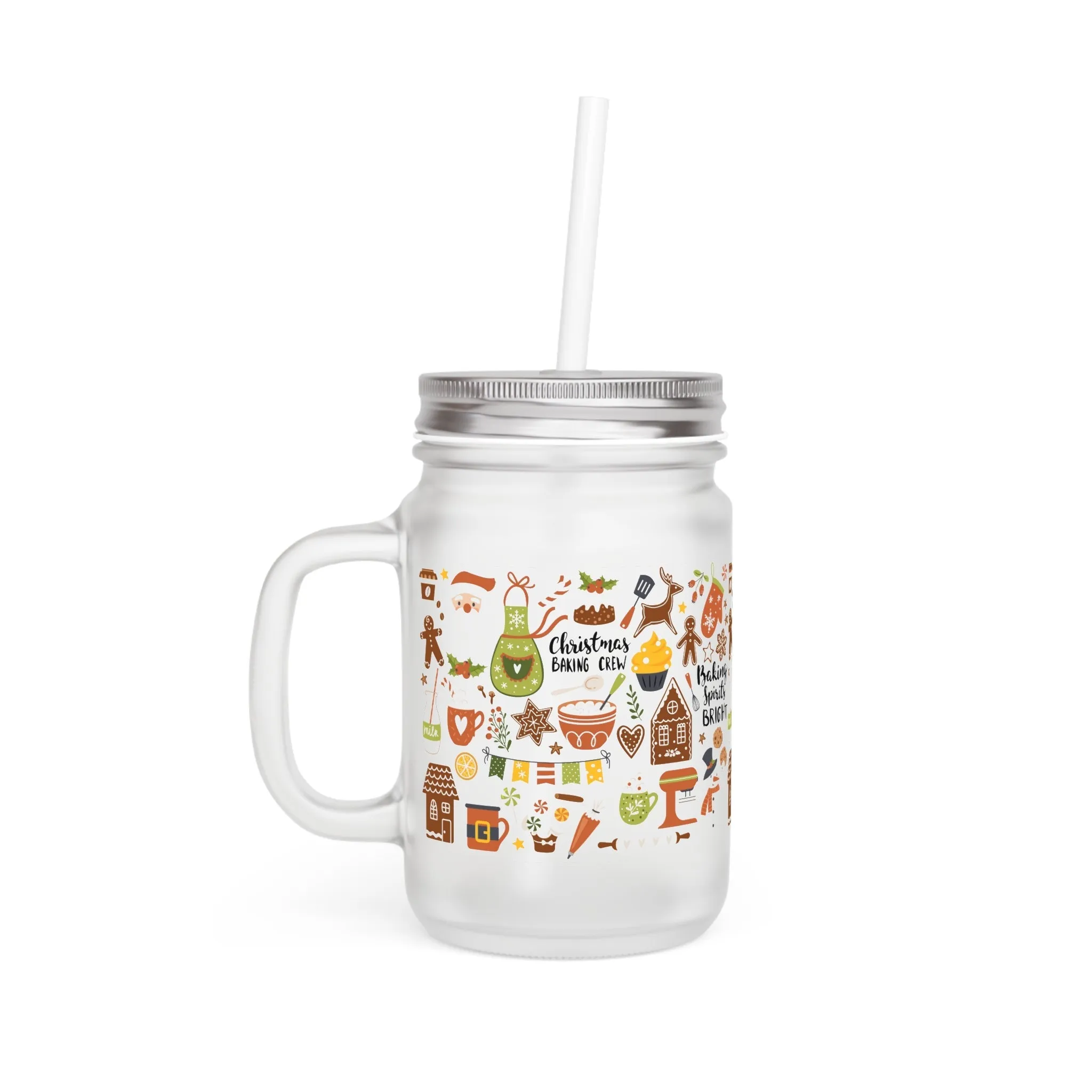 Christmas Baking Crew Mason Jar