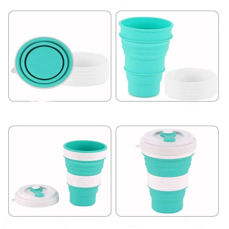 Colorful Folding Silicone Coffee Mug
