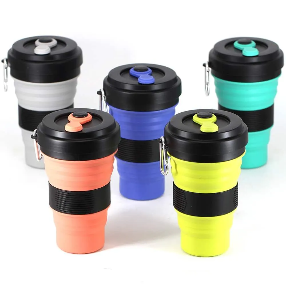 Colorful Folding Silicone Coffee Mug