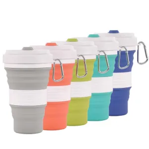 Colorful Folding Silicone Coffee Mug