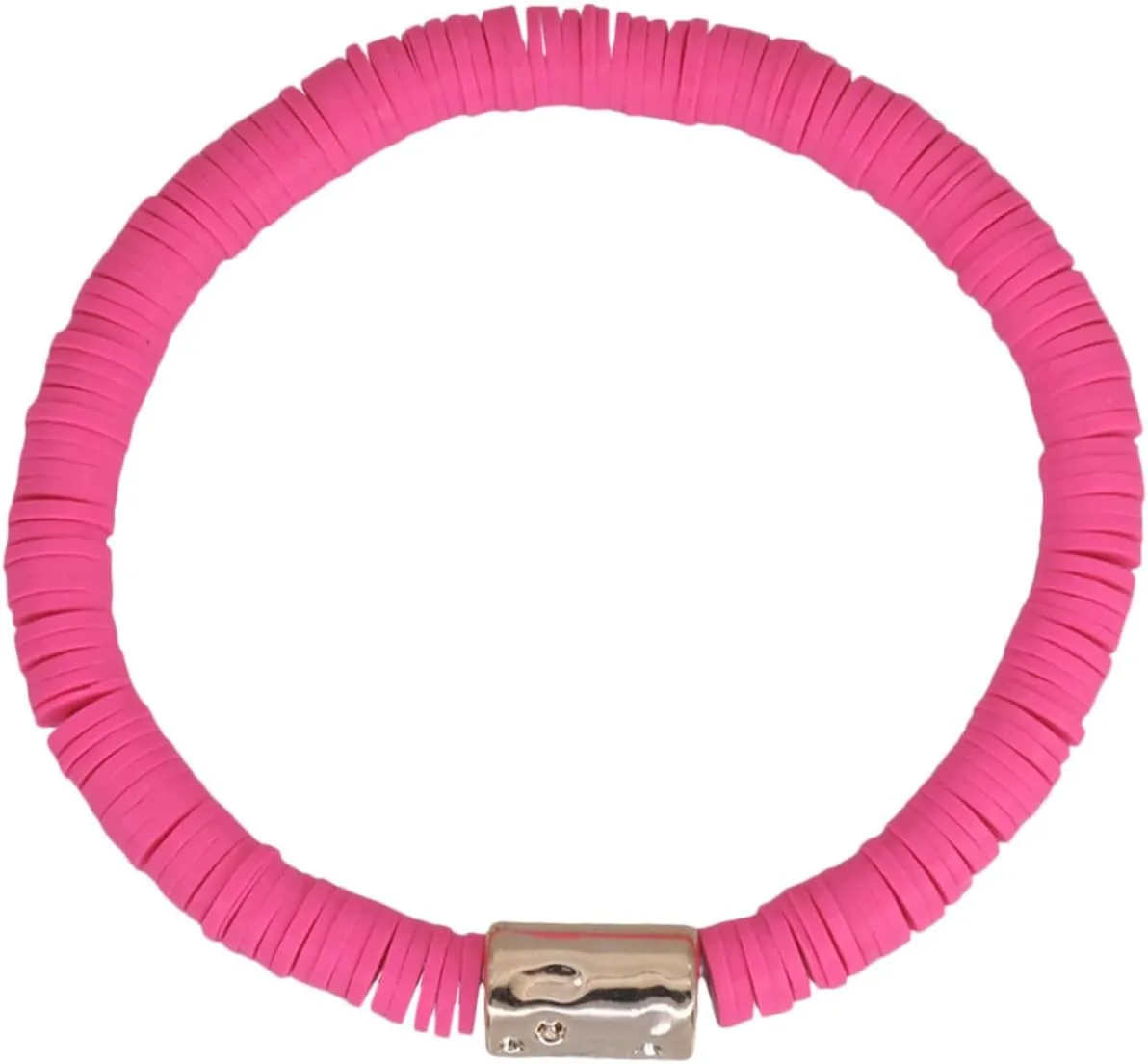Colorful Polymer Bracelet Elastic Hand String Wrist Chain Ornament for Beach Wear Friends and Loved Ones Durable and Stylish Design