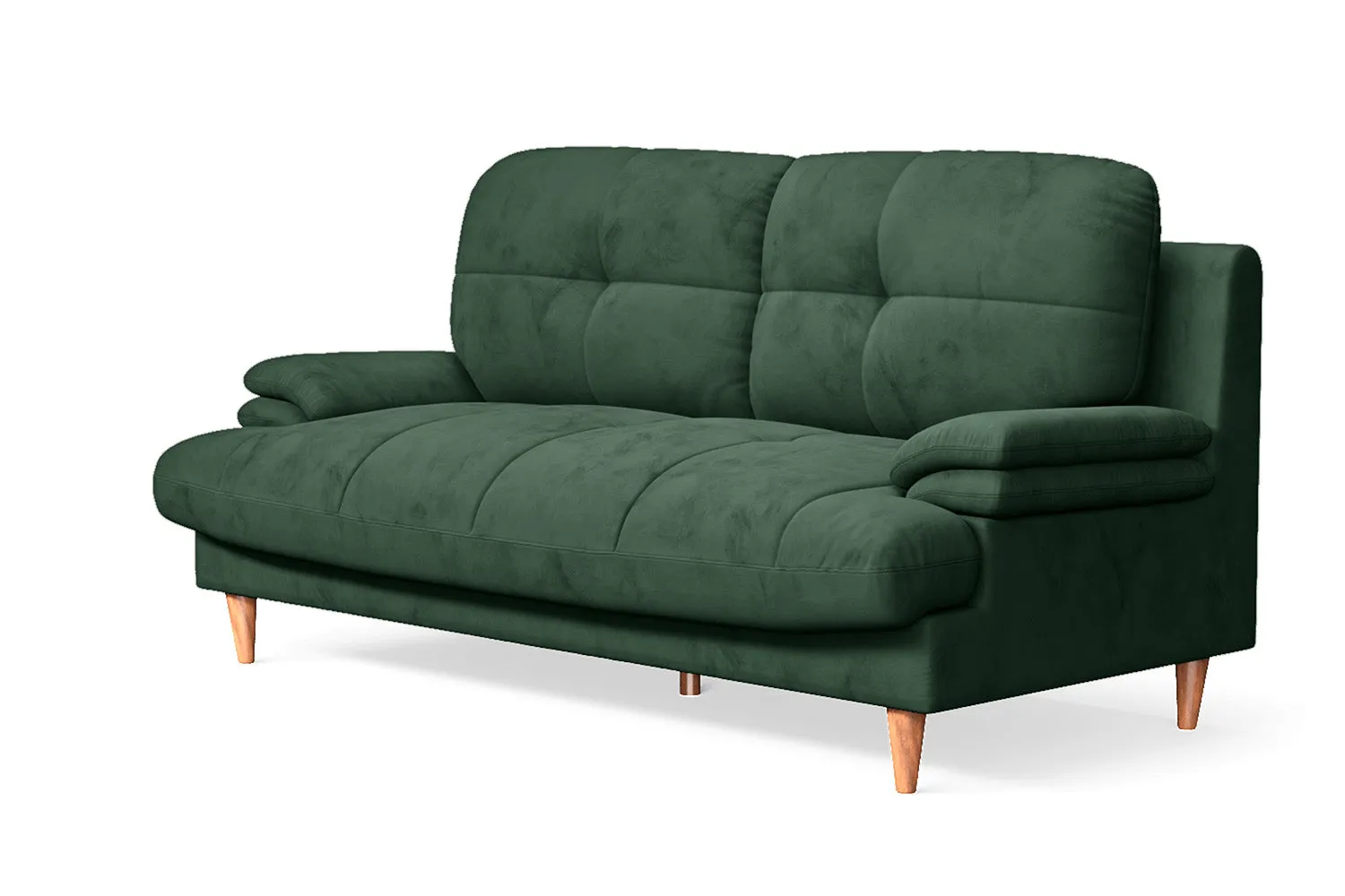Cosenza 3 Seater Sofa Green Velvet