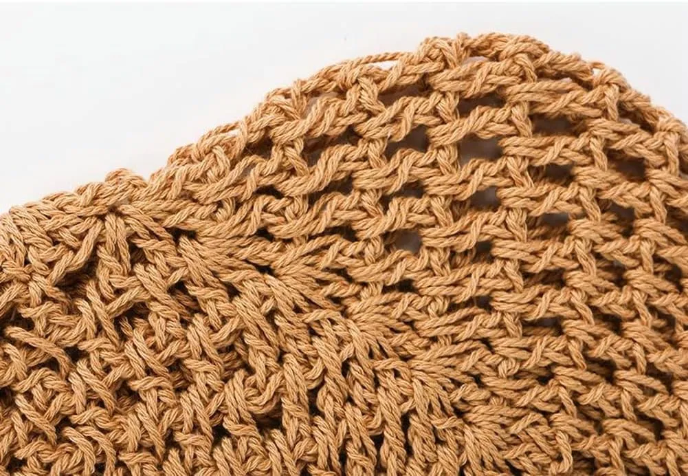Crochet Bags for Women Slouchy Hollow Woven Shoulder Purse Summer Beach Tote Handbags for Daily & Vacation 2025