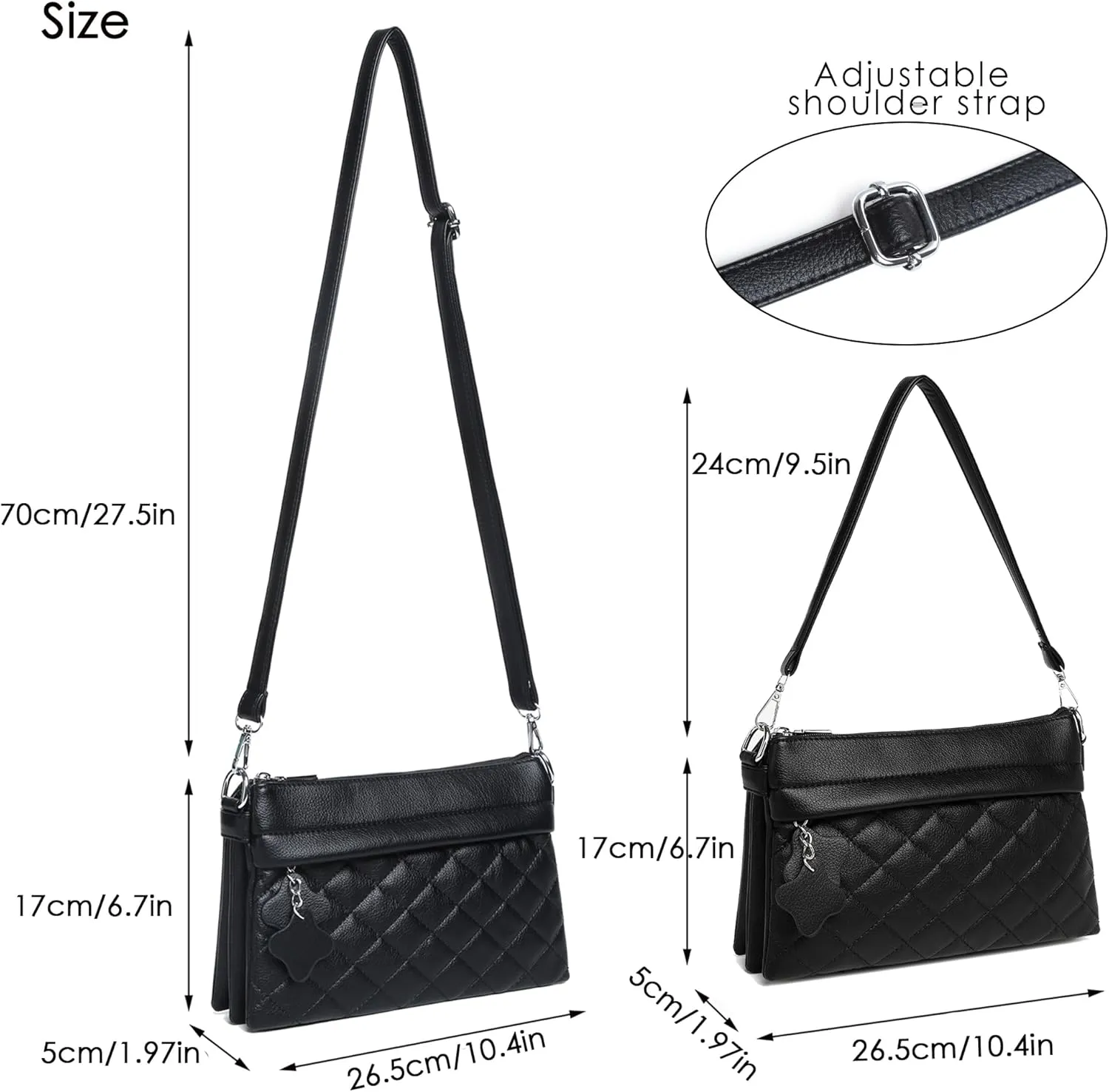Crossbody Bags for Women Handbags, PU leather satchel Shoulder Bag Tote Bag Clutch Purse (Beige)
