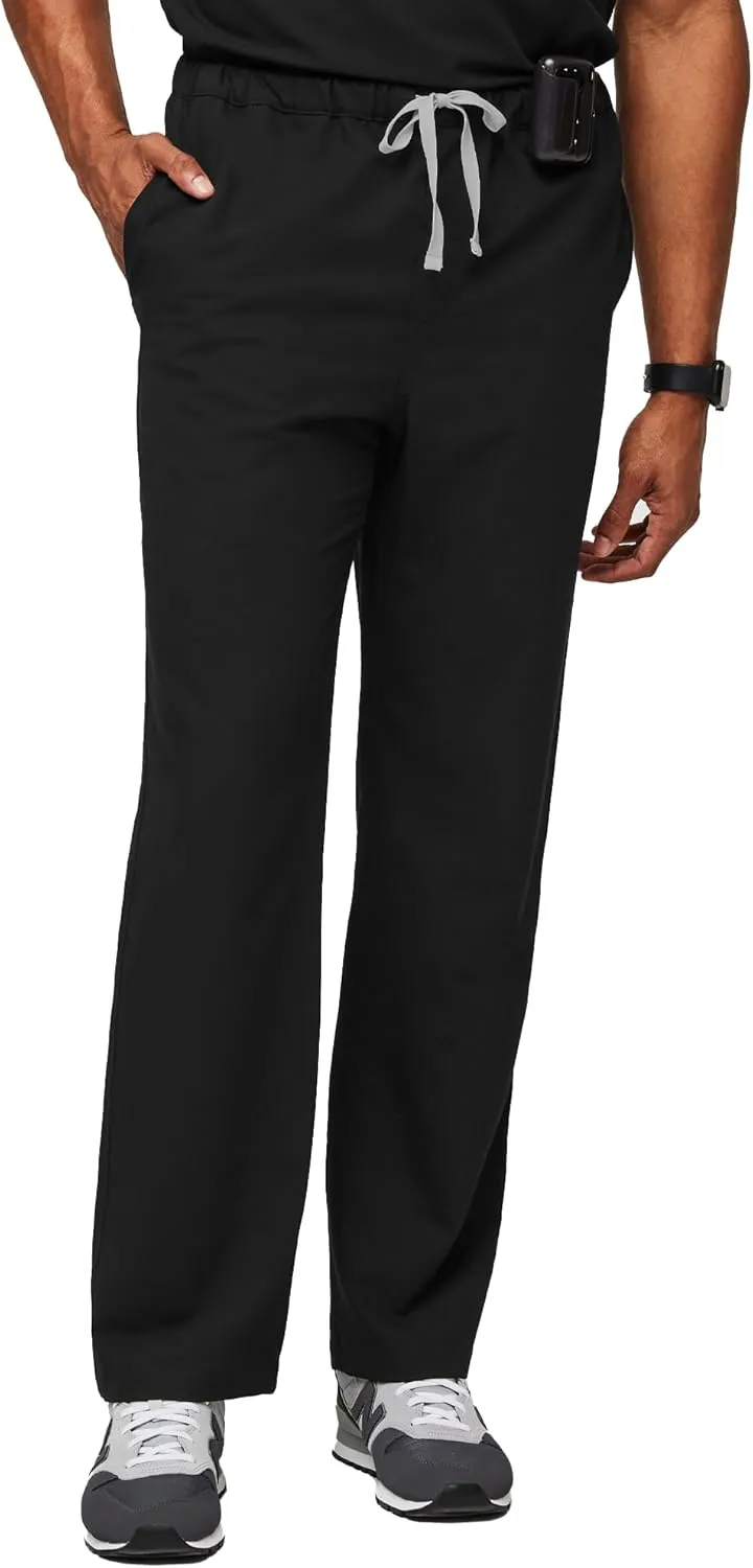 FIGS Pisco Basic Scrub Pants for Men ?? Structured Fit, Straight Leg, 4 Pockets, Anti-Wrinkle