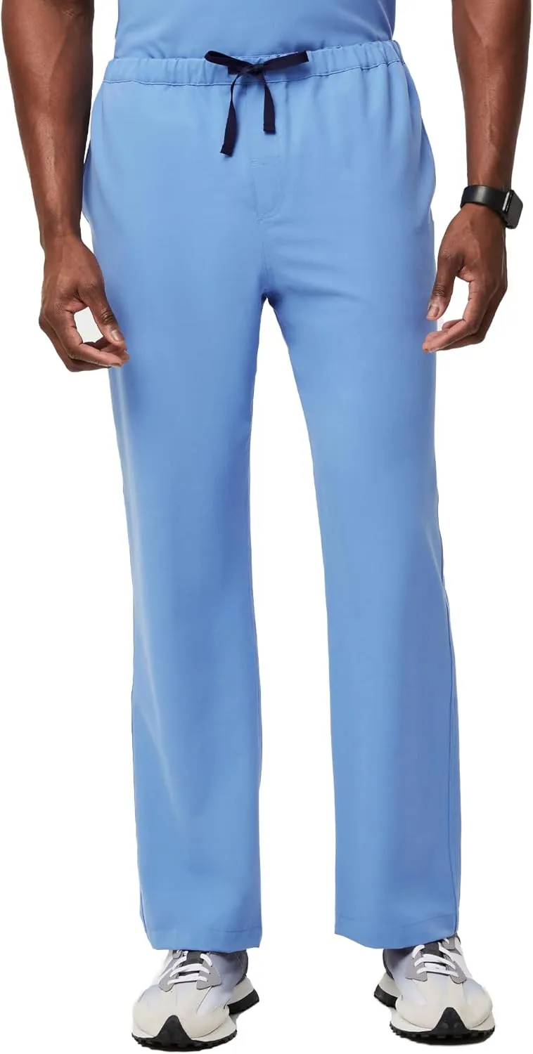 FIGS Pisco Basic Scrub Pants for Men ?? Structured Fit, Straight Leg, 4 Pockets, Anti-Wrinkle