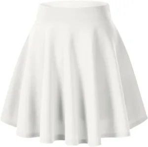Flared A Line Skirt for Women High Waist Swing Midi Skater Skirts Classic Casual Vintage Skirt Clothes
