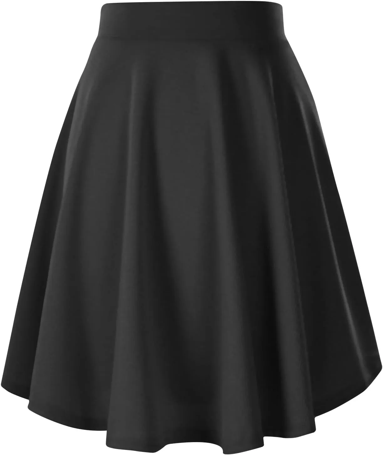 Flared A Line Skirt for Women High Waist Swing Midi Skater Skirts Classic Casual Vintage Skirt Clothes