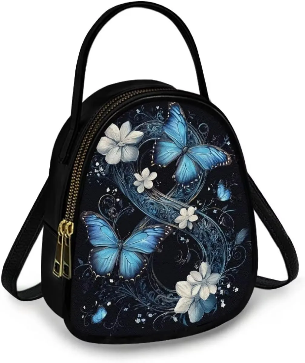 FOR U DESIGNS Small Crossbody Bags for Women Leather Hobo Shoulder Bags with Detachable Strap Tote Bag for Work with Zipper