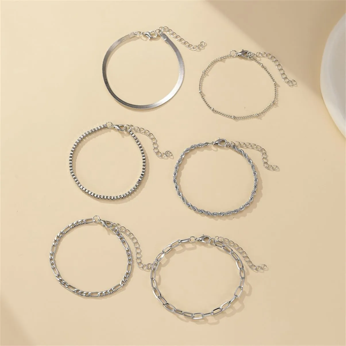 Gold Bangle Cuff Bracelets Set for Women,14K Gold Plated Stackable Bracelets for Women,Dainty Adjustable Bangle Paperclip Snake Cuban Link Chain Bracelets for Women