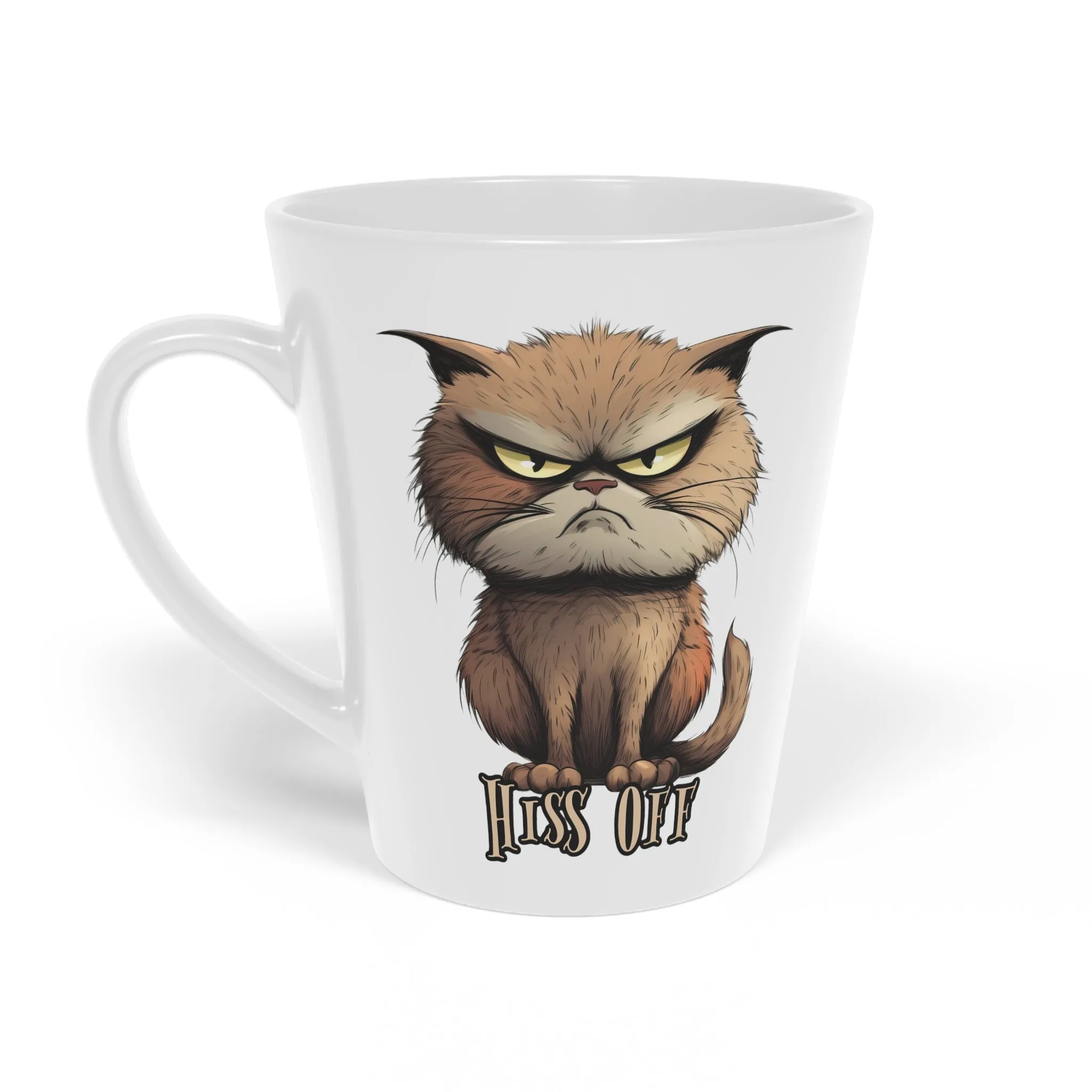Grumpy Cat Latte Mug, 12oz