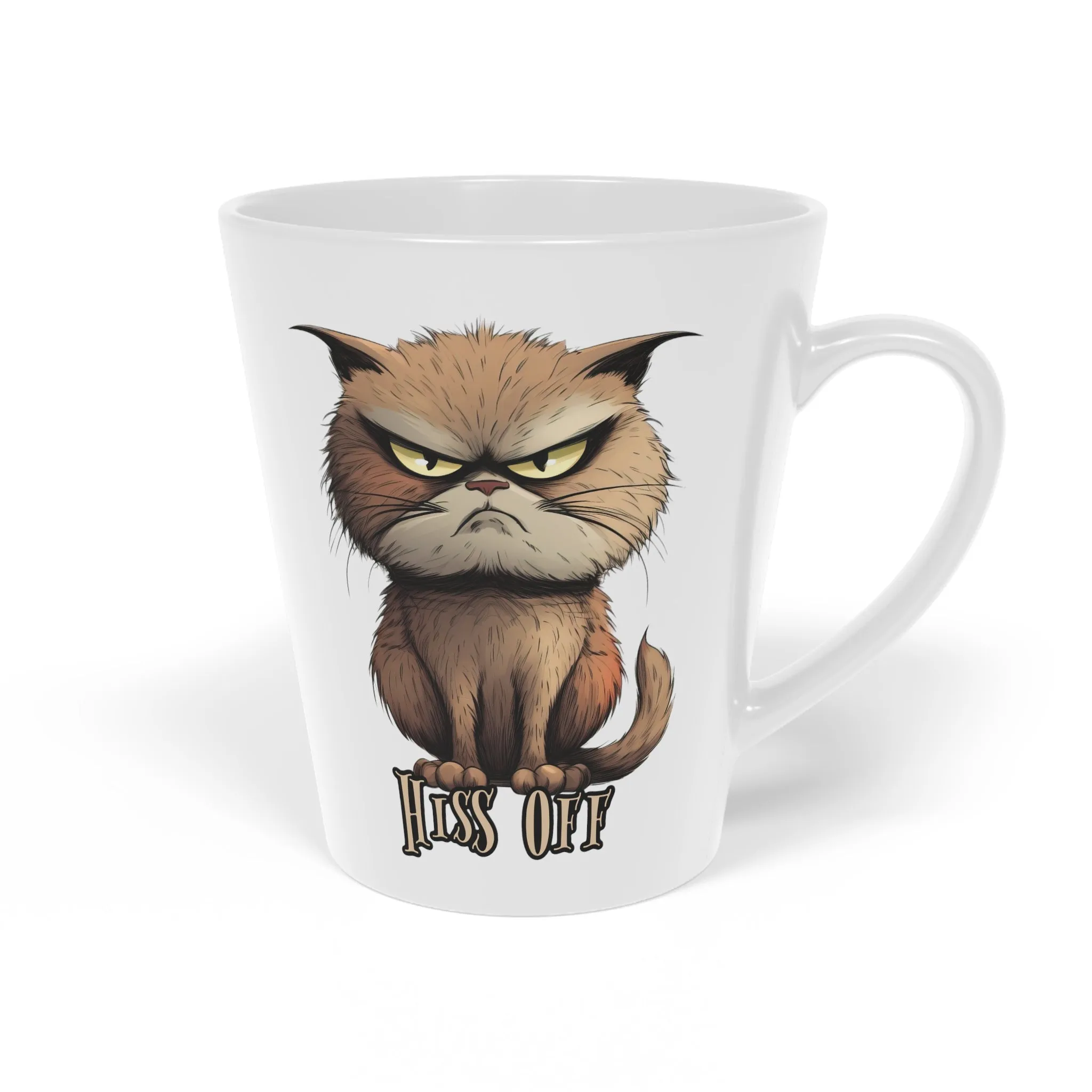 Grumpy Cat Latte Mug, 12oz