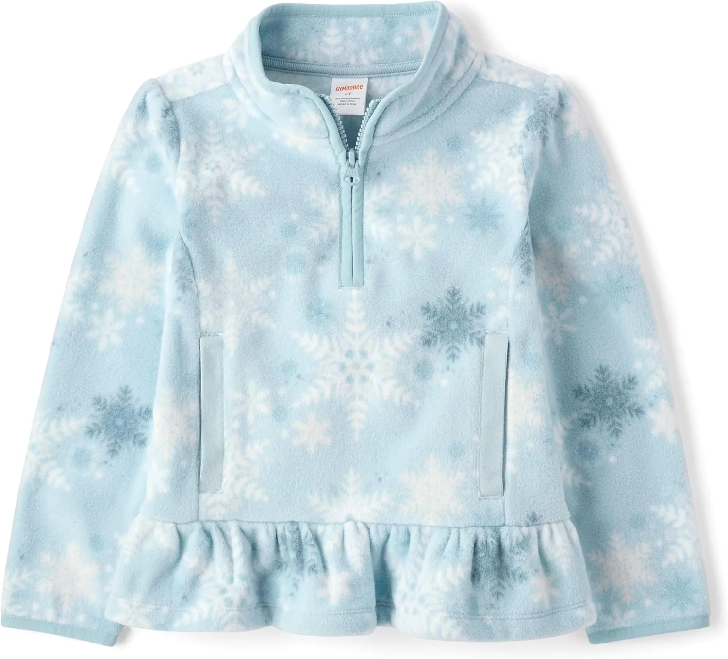 Gymboree Girls' and Toddler Long Sleeve Cozy Microfleece Tops
