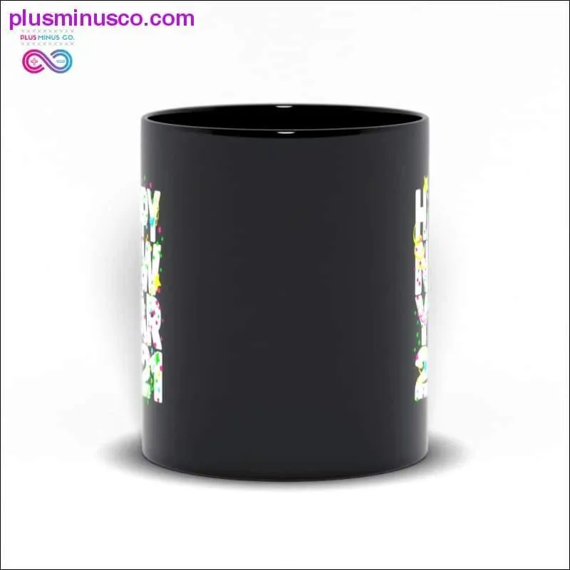 Happy New Year 2021 Black Mugs