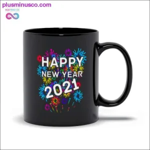 Happy New Year 2021 / Year End Black Mugs