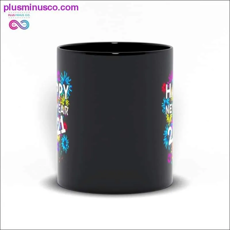 Happy New Year 2021 / Year End Black Mugs