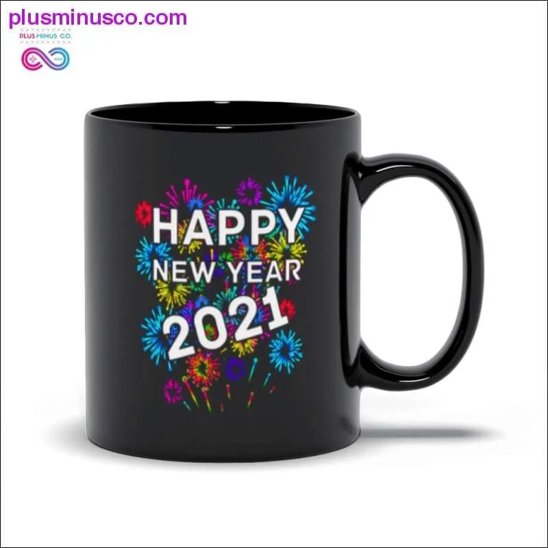 Happy New Year 2021 / Year End Black Mugs