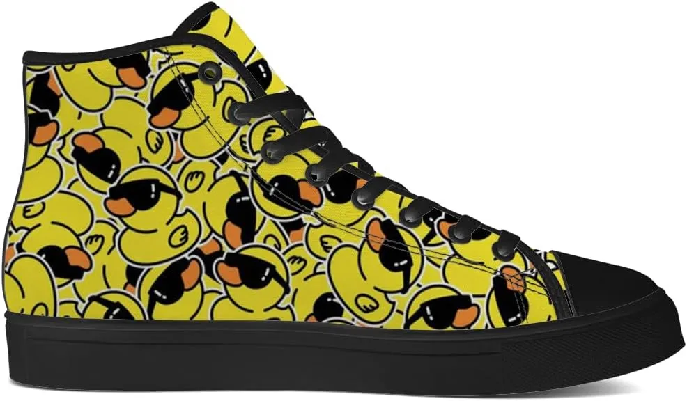 High Top Shoes for Men Women Duck High Top Canvas Sneakers Casual Shoes Gifts for Boys Girls