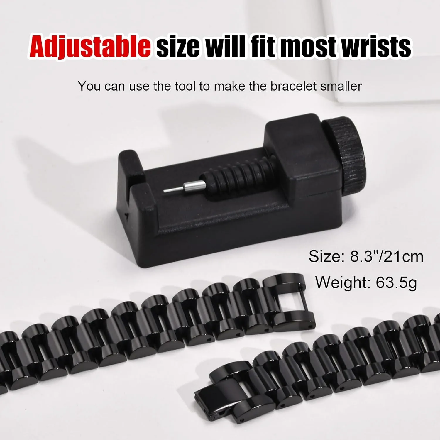 Hisatan Fist Bump Custom Dad Bracelets, Personalized Mens Link Bracelets with Name, Stainless Steel Masculine Fist Bump Gift for Dad Grandpa, Fathers Day Birthday Jewelry