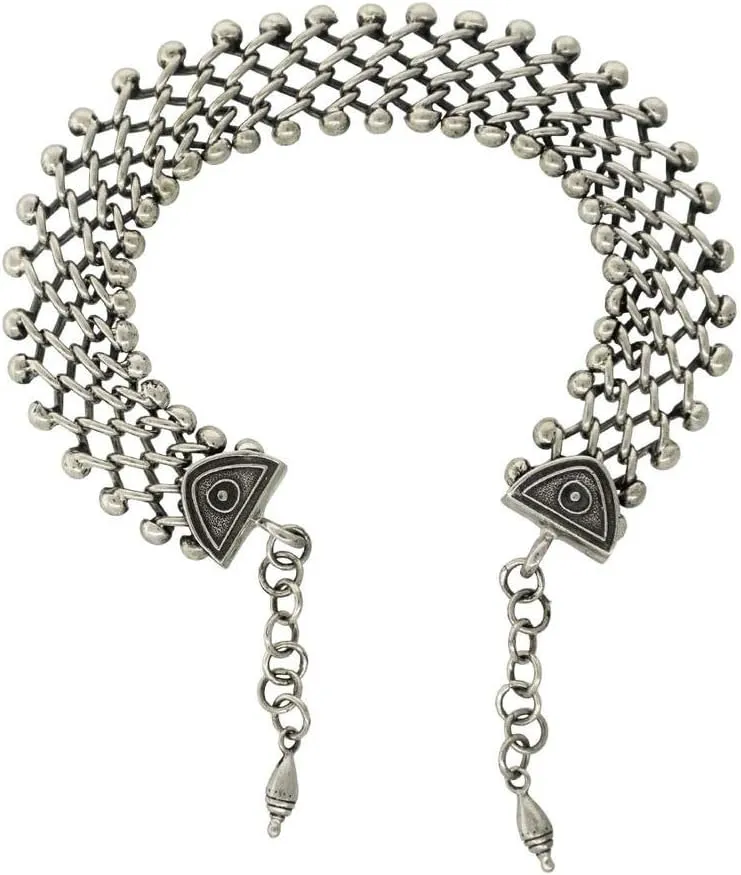 Jewelry 925 Sterling Silver Anklet Connector Chain Vault AK27 (Medium)
