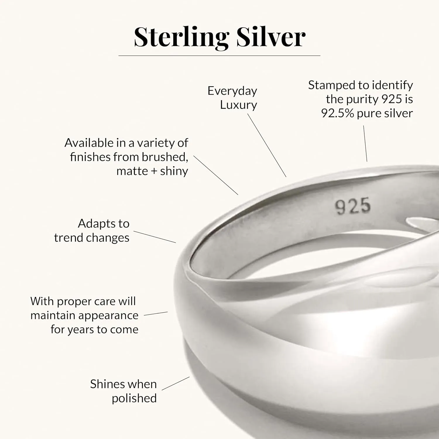JTV Sterling Silver Paperclip Bracelet Set of 2 - Stackable Bracelets for Women- Wedding Bracelets for Women - Sterling Silver Bracelet Stack - 2mm Rope & 2.5mm Paper Clip Chain Bracelet