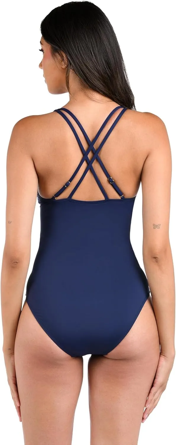 La Blanca Women's Island Goddess Underwire One Piece Swimsuit