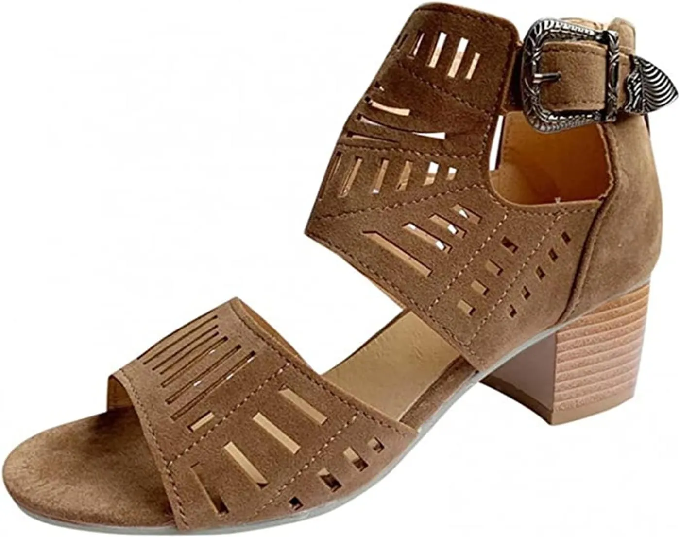 Ladmiple Sandals for Women Wedge,Womens 2023 Comfy Slip-On Sandal Summer Casual Beach Shoes Open Toe Espadrille Platform