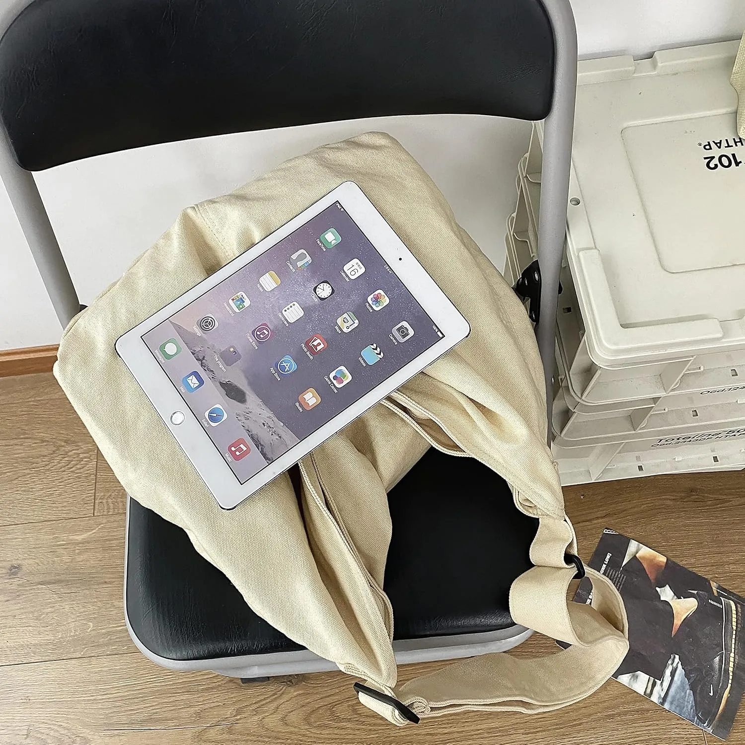 Large Capacity Canvas Hobo Bags for Women & Men, Shoulder Crossbody Bags, Tote Messenger Handbag for Work, Shopping, Travel