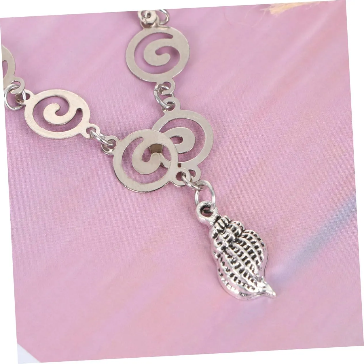 LIFKOME Woman Ankle Sea Ankle Charm Bracelet Bohemian Bracelet Spiral Bracelet Chain Bracelet Beach Foot Chain