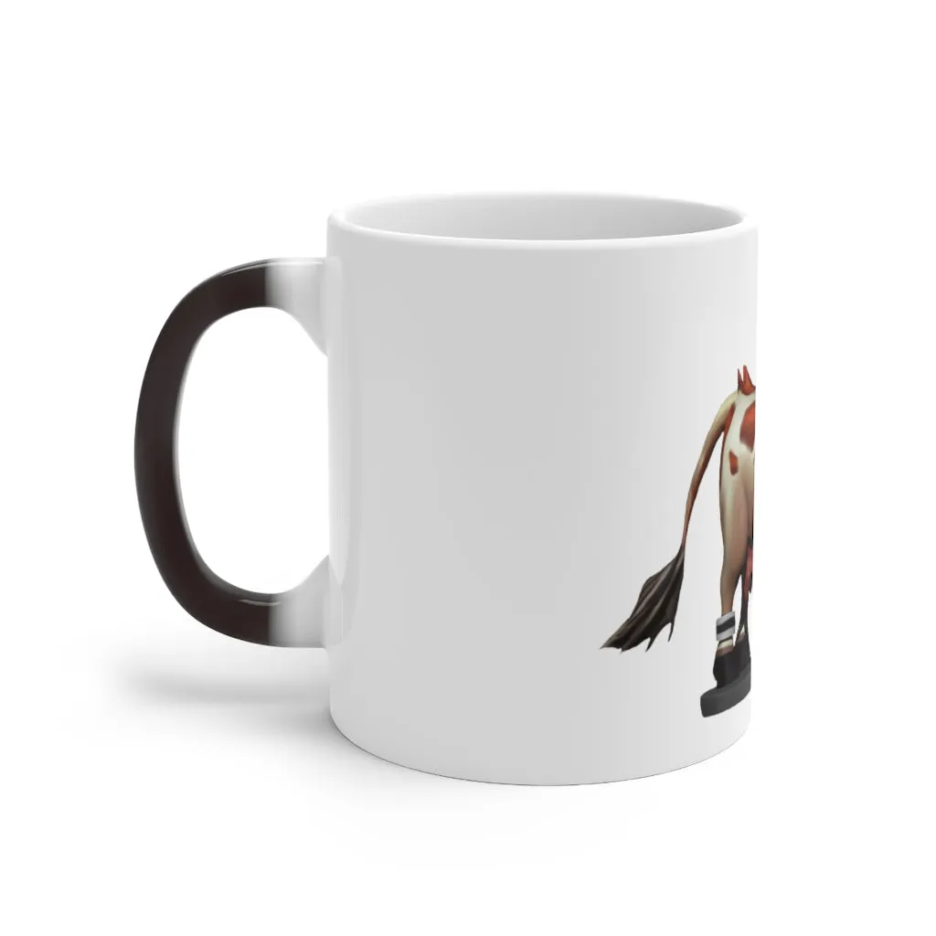 Light Brown Cow Color Changing Mug