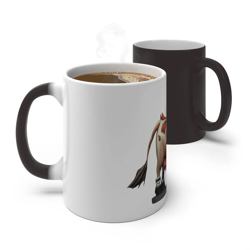 Light Brown Cow Color Changing Mug