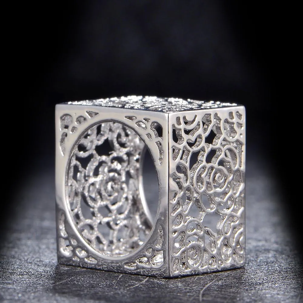 Matt Brush Metallic Statement Ring for Women Gold & Silver Design Perfect for Fashionable Cocktail Parties