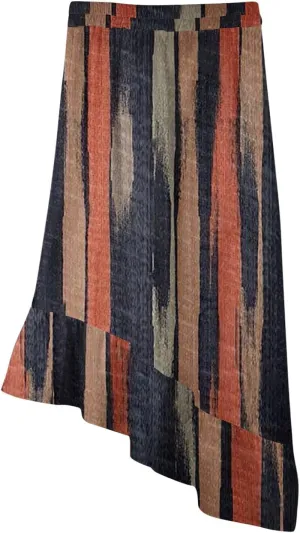 Maxi Skirts for Women Comfy Tiered Elastic High Waisted Skirt Vacation A-Line Asymmetrical Elegant Summer Long Skirts
