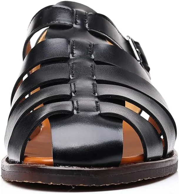 Mens Fisherman Sandals Fashion Casual Sandals Breathable Roman Shoes for Men