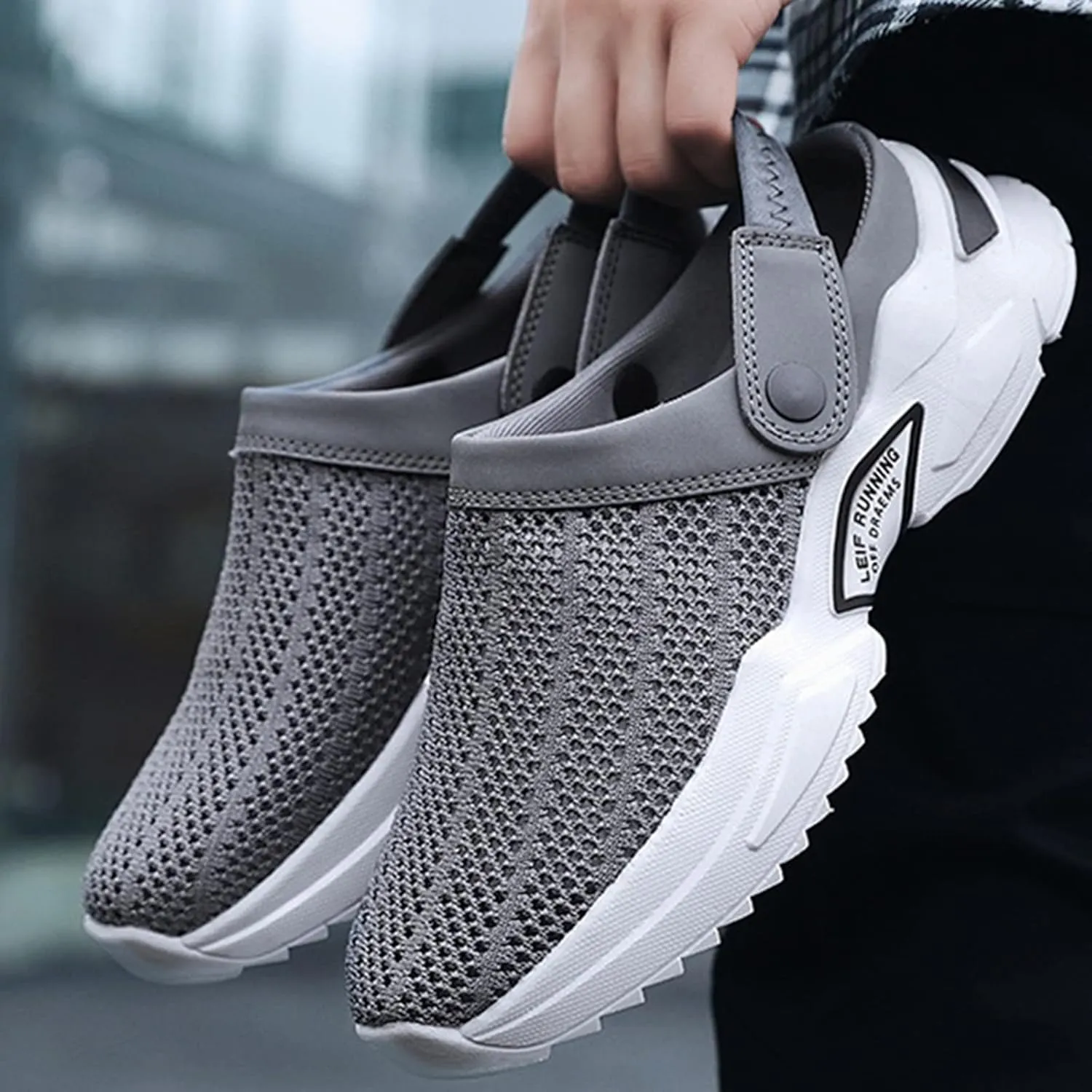 Mens Sandals Slides Size Men Casual Soft Flat Slippers Breathable Lightweight Walking Shoes Fashion Sides Men