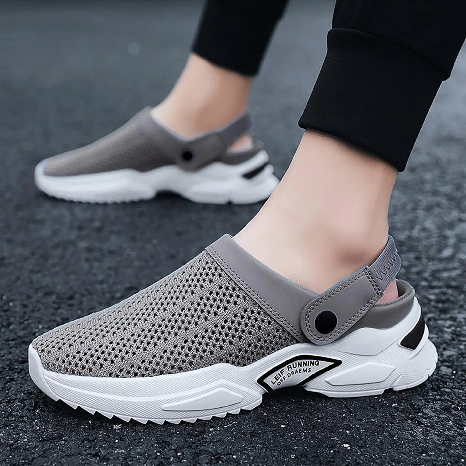 Mens Sandals Slides Size Men Casual Soft Flat Slippers Breathable Lightweight Walking Shoes Fashion Sides Men