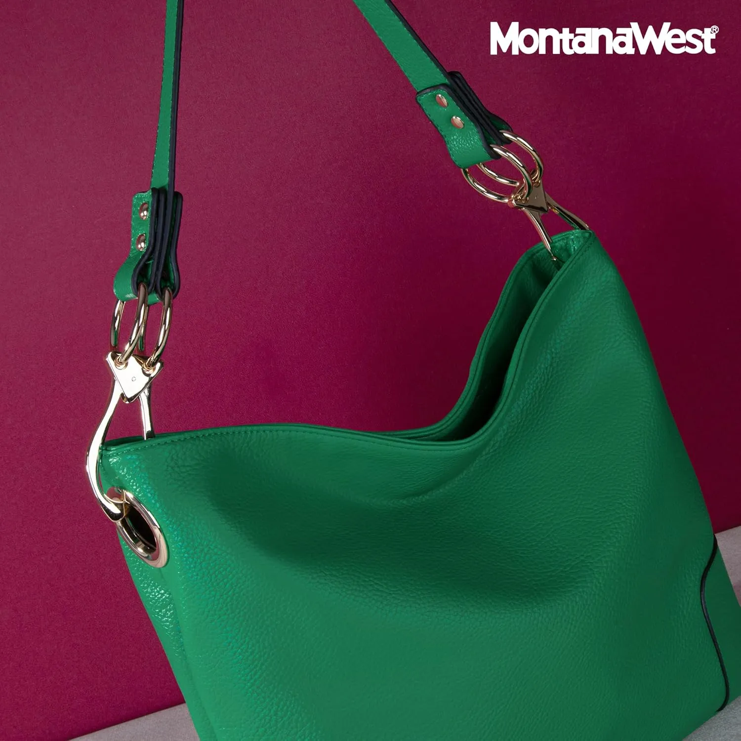 Montana West Medium Hobo Bags for Women Top Handle Satchel Shoulder Purse Bucket Handbag