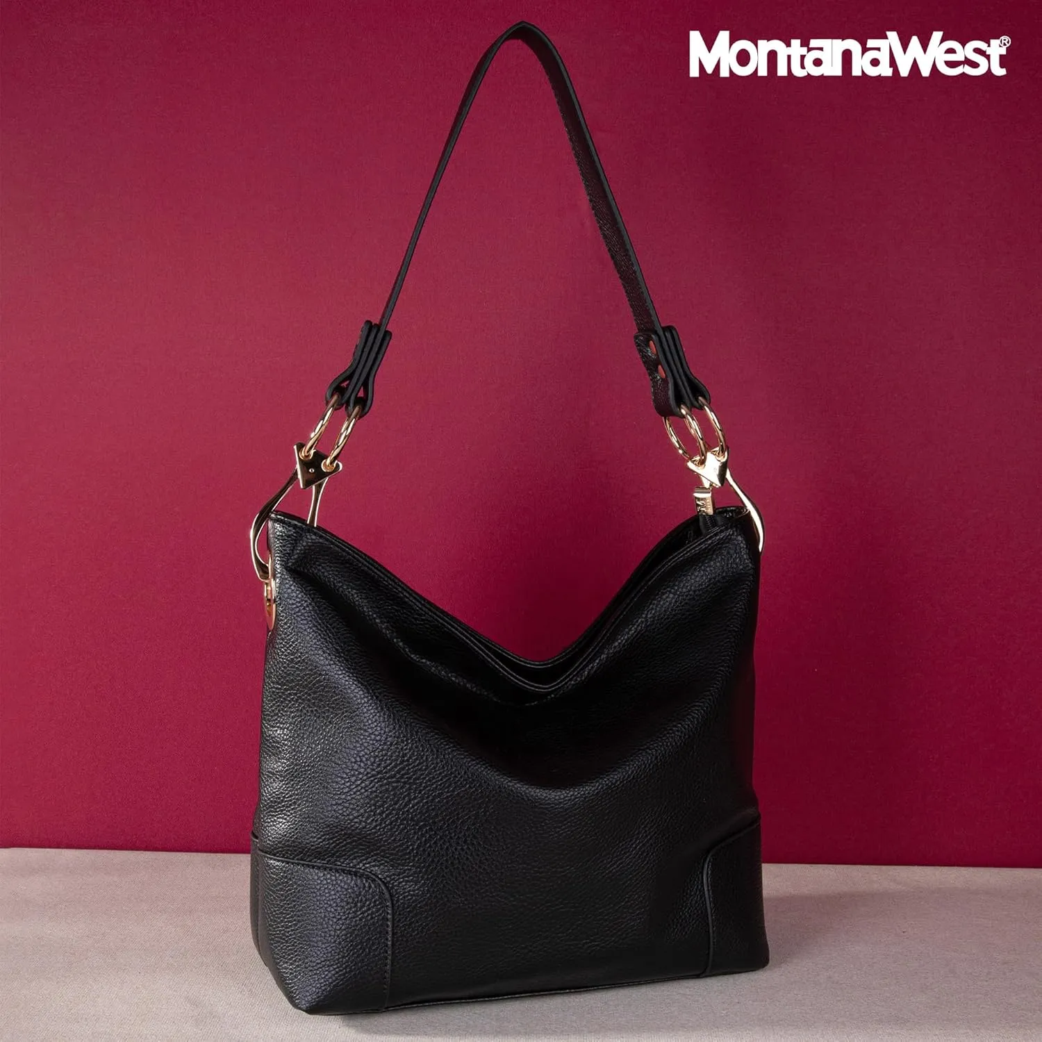 Montana West Medium Hobo Bags for Women Top Handle Satchel Shoulder Purse Bucket Handbag